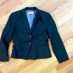 Tahair blazer, charcoal pin stripe, like new